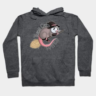 Trash cat witch (Opossum witch) Hoodie